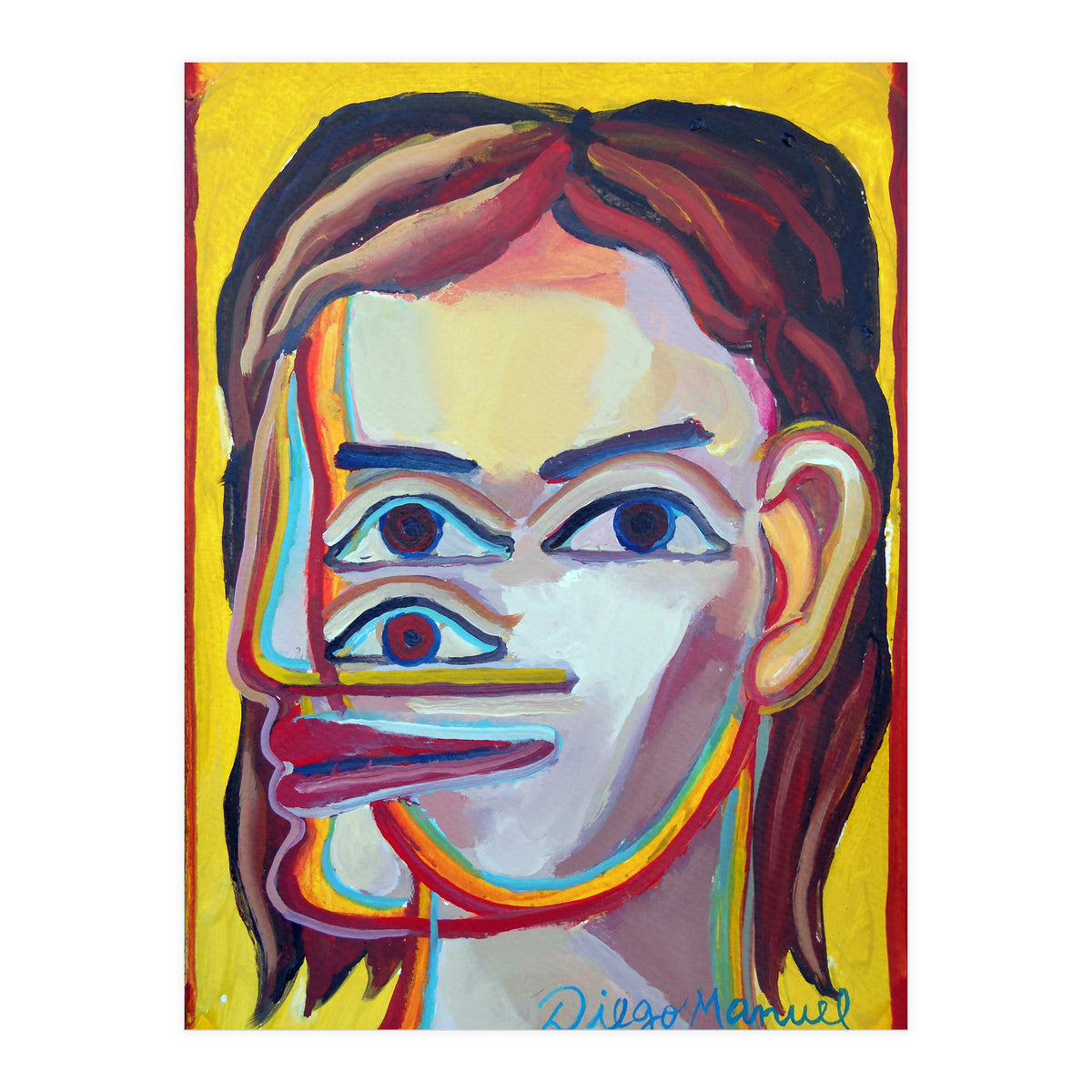 Cabeza De Mujer 26 (Print Only)