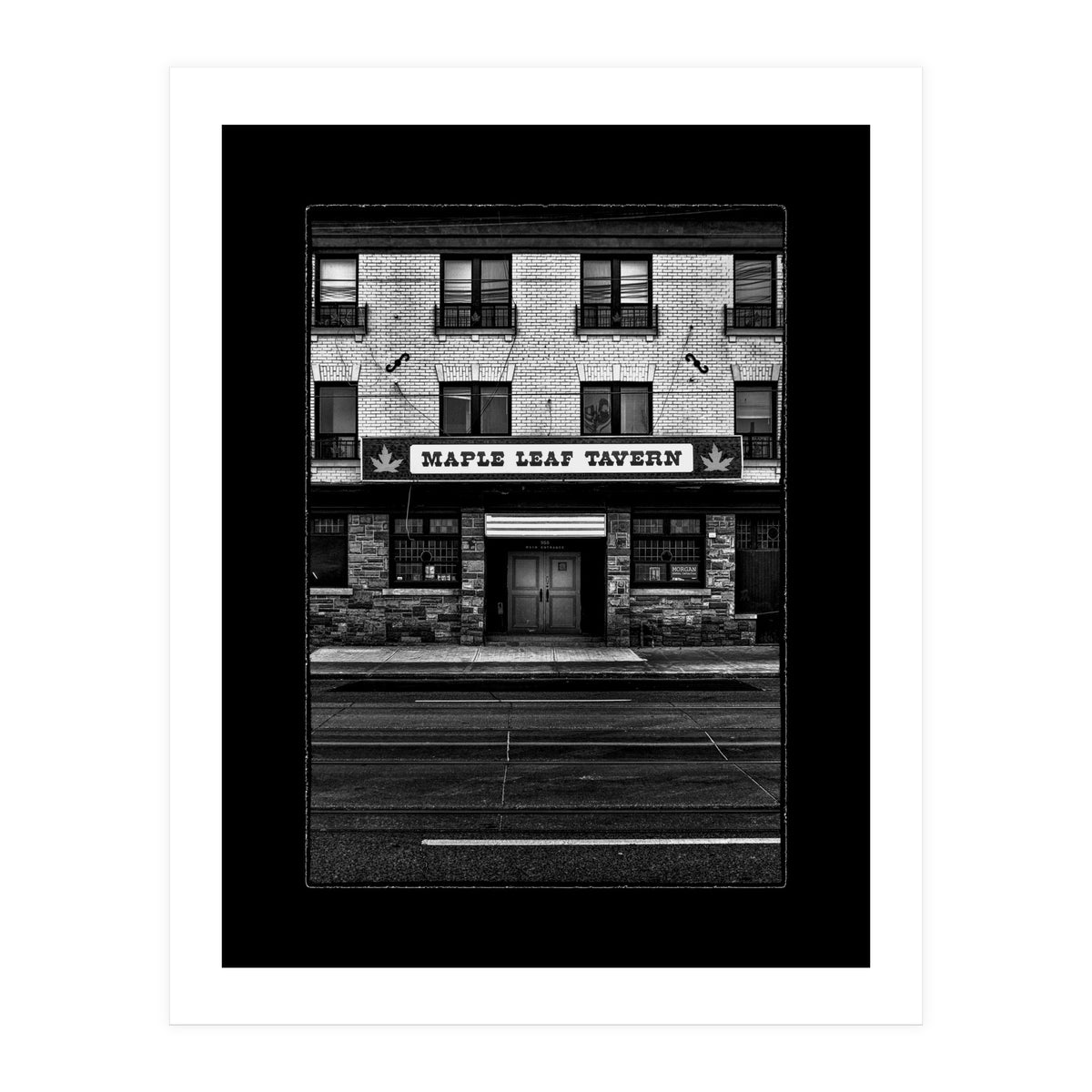 Maple Leaf Tavern No 1 with Border (Print Only)