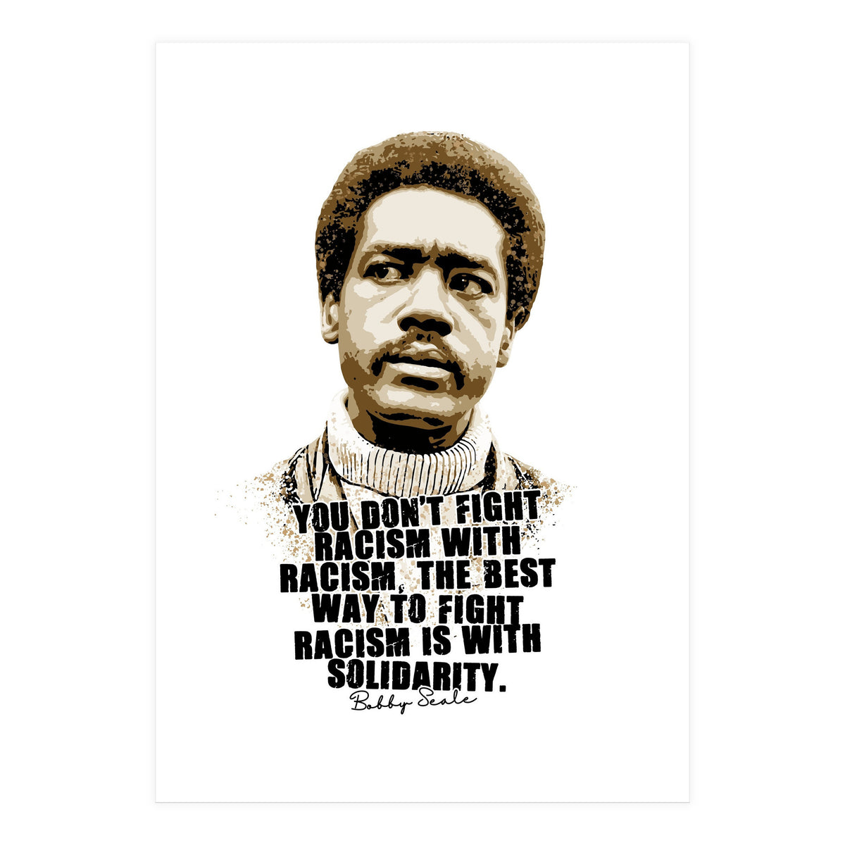 Bunchy Carter American Activist Legend with Quotes (Print Only)