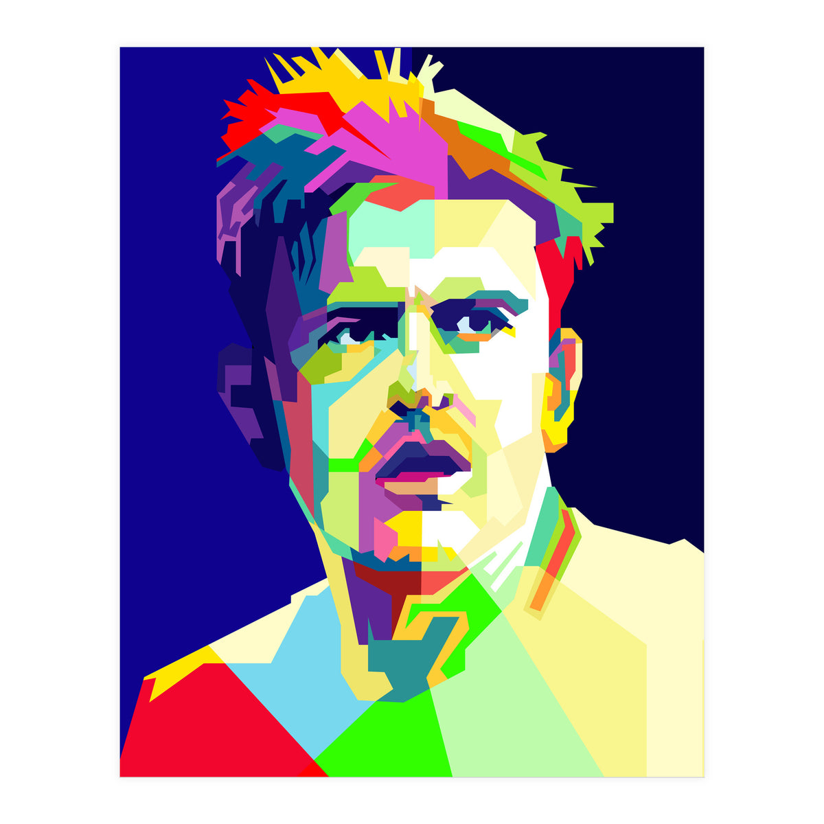 Harry McGuire English Football Pop Art WPAP (Print Only)