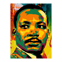 Martin Luther King Jr Abstract Art (Print Only)