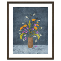 Moody Floral Vase