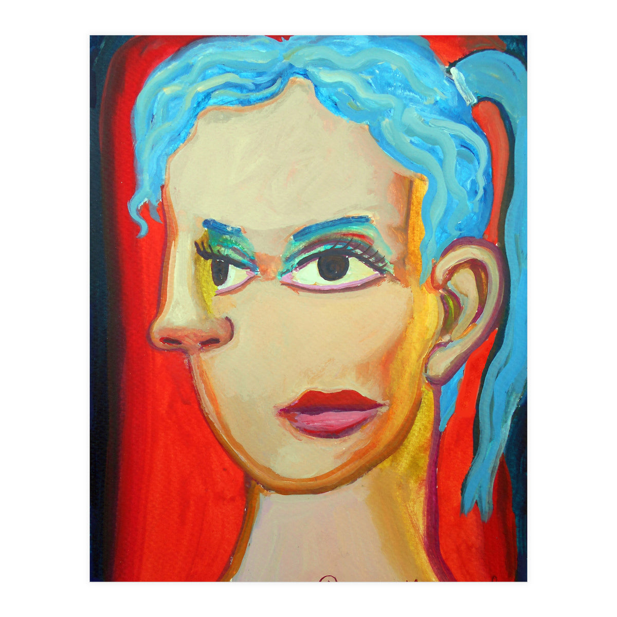 Cabeza De Mujer 25 (Print Only)