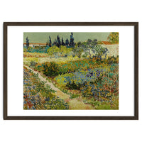 Vincent van Gogh – Garden at Arles | Vibrant Post-Impressionist Wall Art