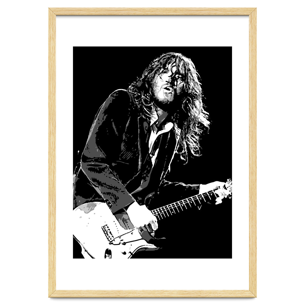John Frusciante American Musician Legend in Monochrome