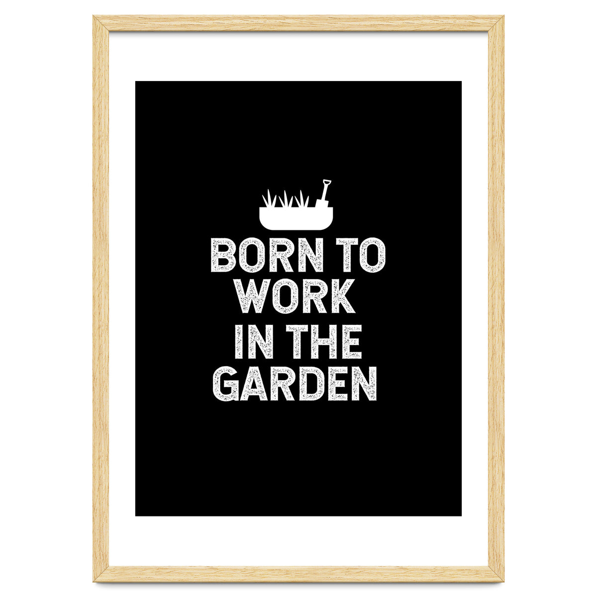 Born to work in the garden