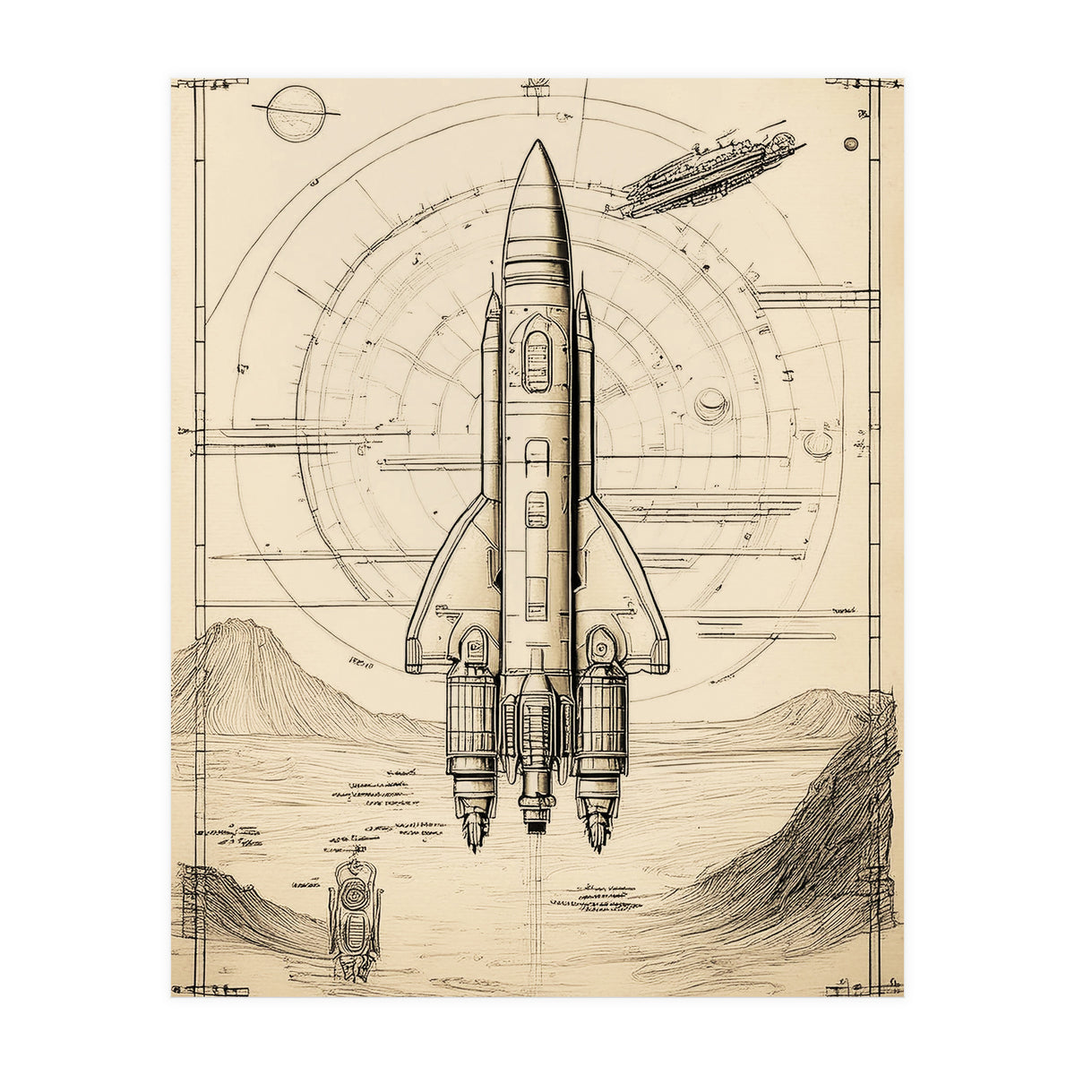 Back To The Moon 012 (Print Only)