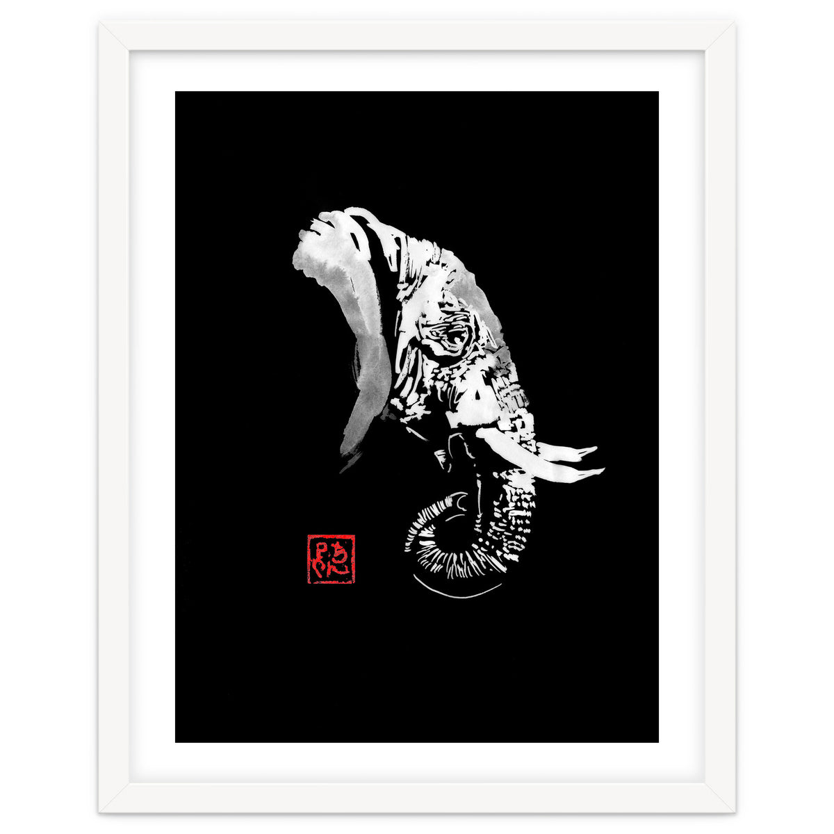 Elephant In Black