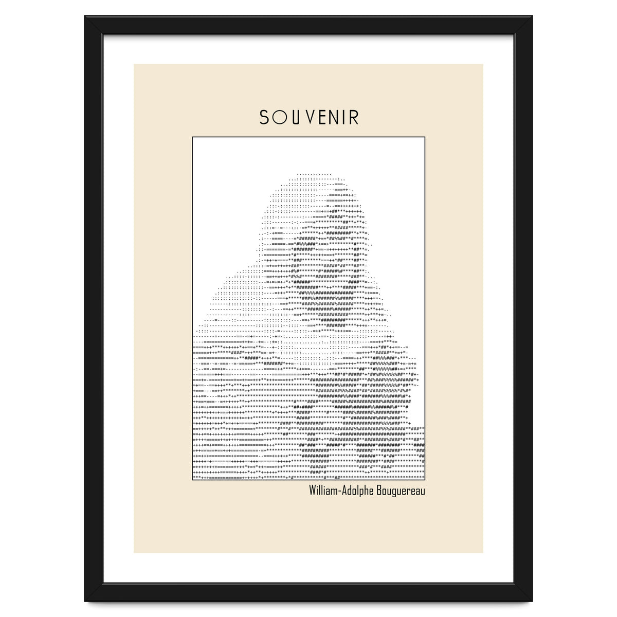 Souvenir – William Adolphe Bouguereau (1894) – Ascii Art