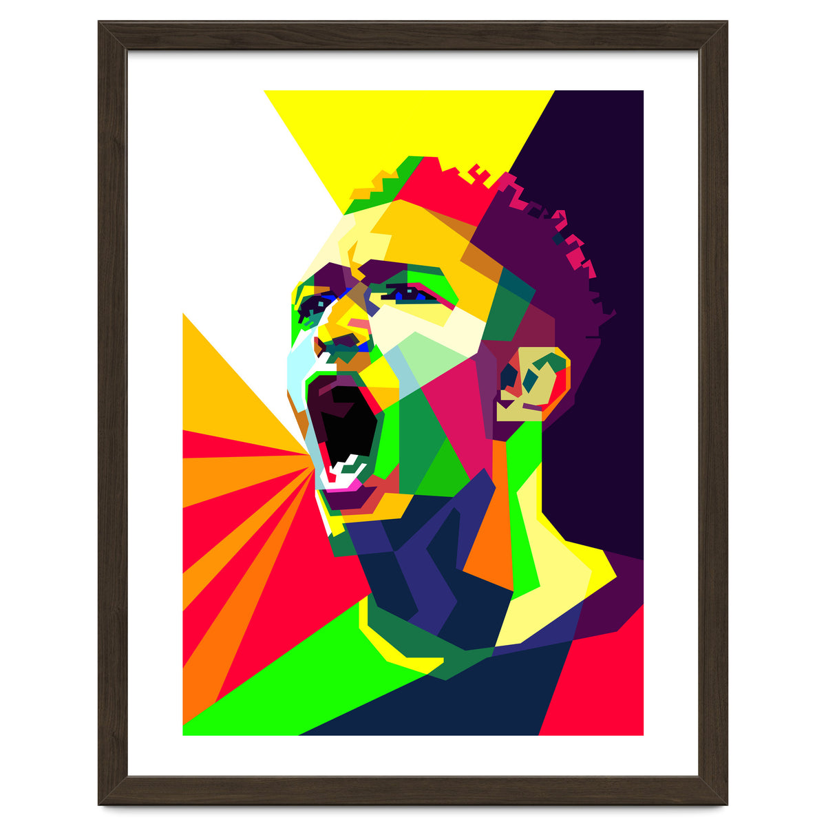 Jude Bellingham Football Pop Art WPAP