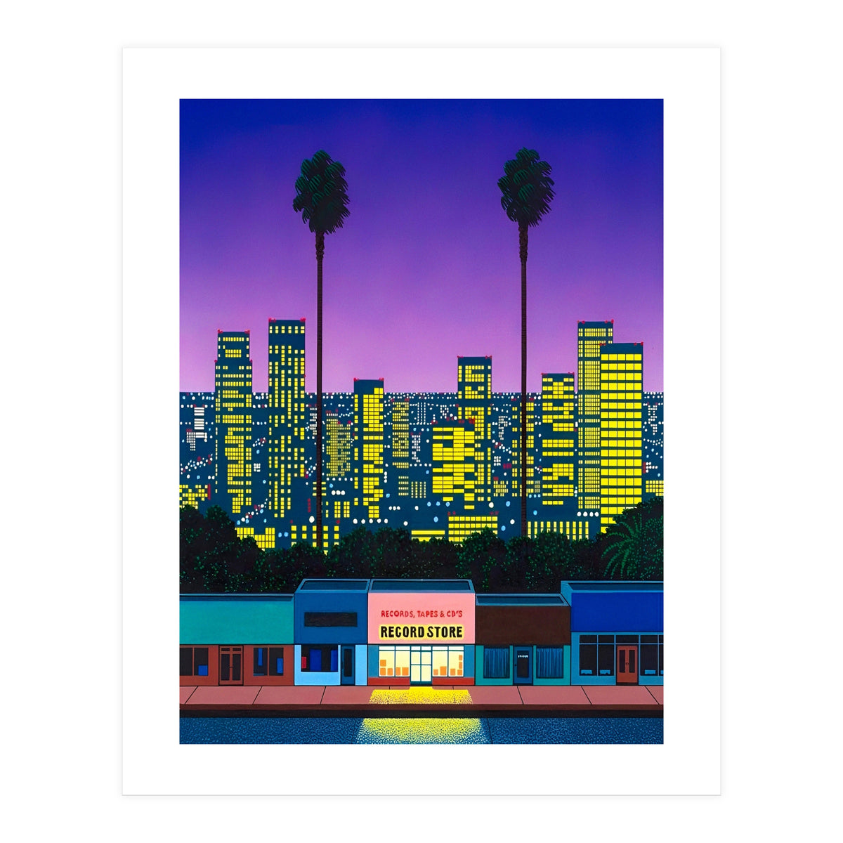 Hiroshi Nagai - City Pop At Night (Print Only)