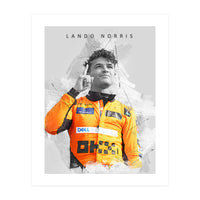 Lando Norris Formula 1 (Print Only)