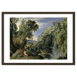 Pedro Pablo Rubens; Paul Bril / 'Landscape with Psyche and Jupiter', 1610; ca. 1630, Flemish Scho... thumbnail