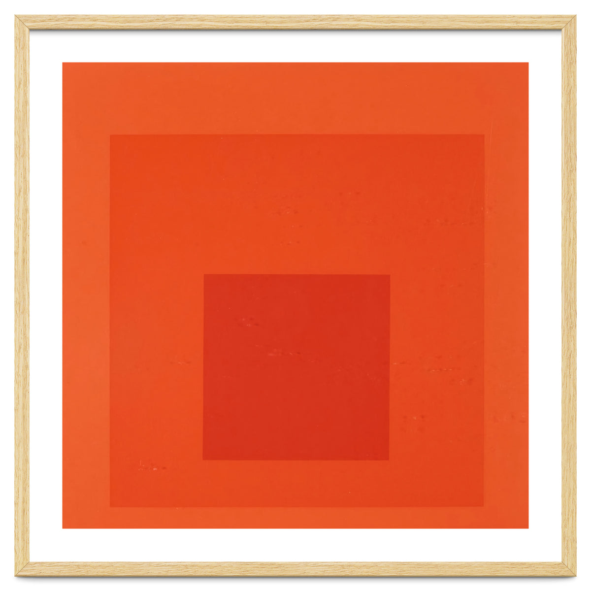 JOSEF ALBERS - HOMAGE TO THE SQUARE RED