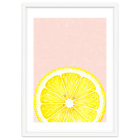 Lemon Slice, Fresh Citrus Kitchen Summer Art