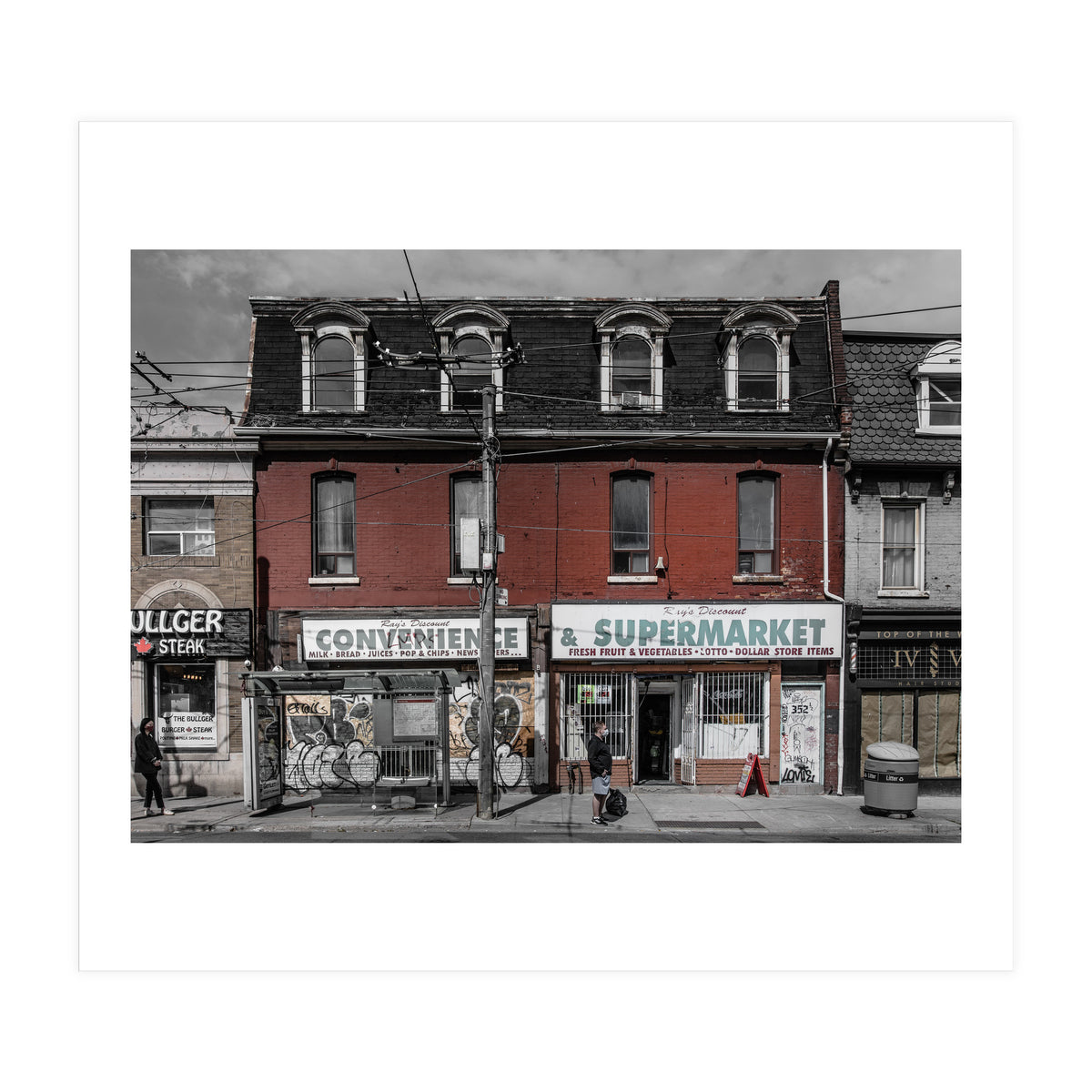 Nos 350 - 352 Queen St E 1 Color Version (Print Only)