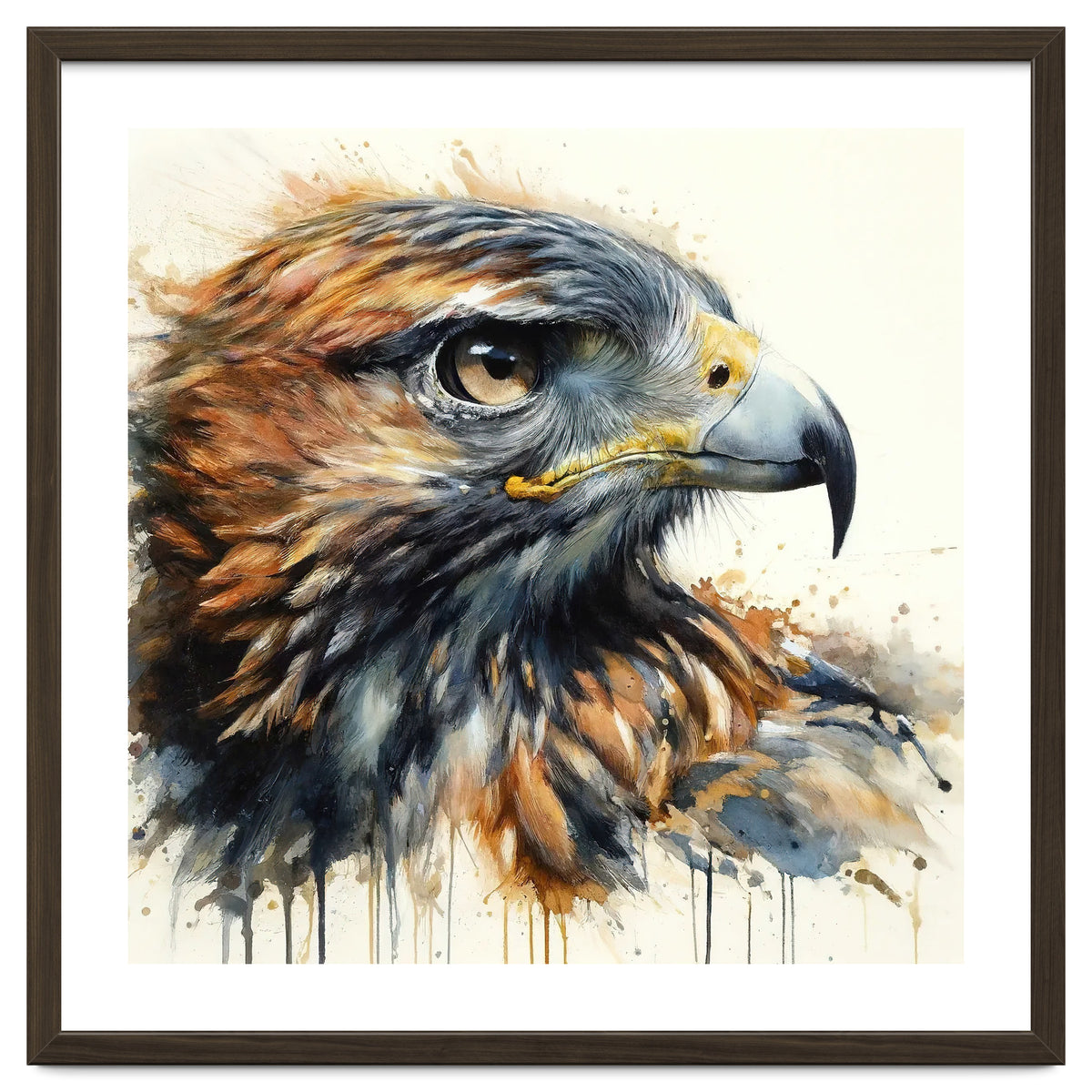 Eagle Gaze Across The Horizon