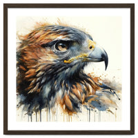 Eagle Gaze Across The Horizon