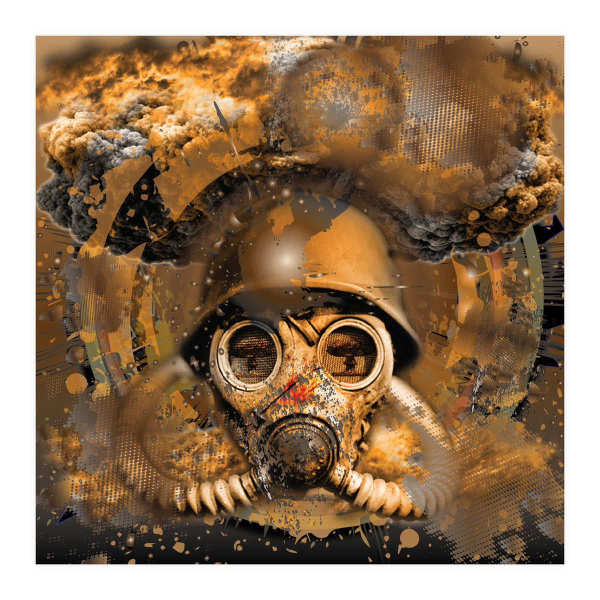 Atomic Bomb Gas Mask (Print Only)