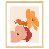 Autumn Wildflowers, Botanical Illustration Vintage Classy, Bohemian Floral Blossom Plants Bloom, Pastel Flowers Garden Nature thumbnail