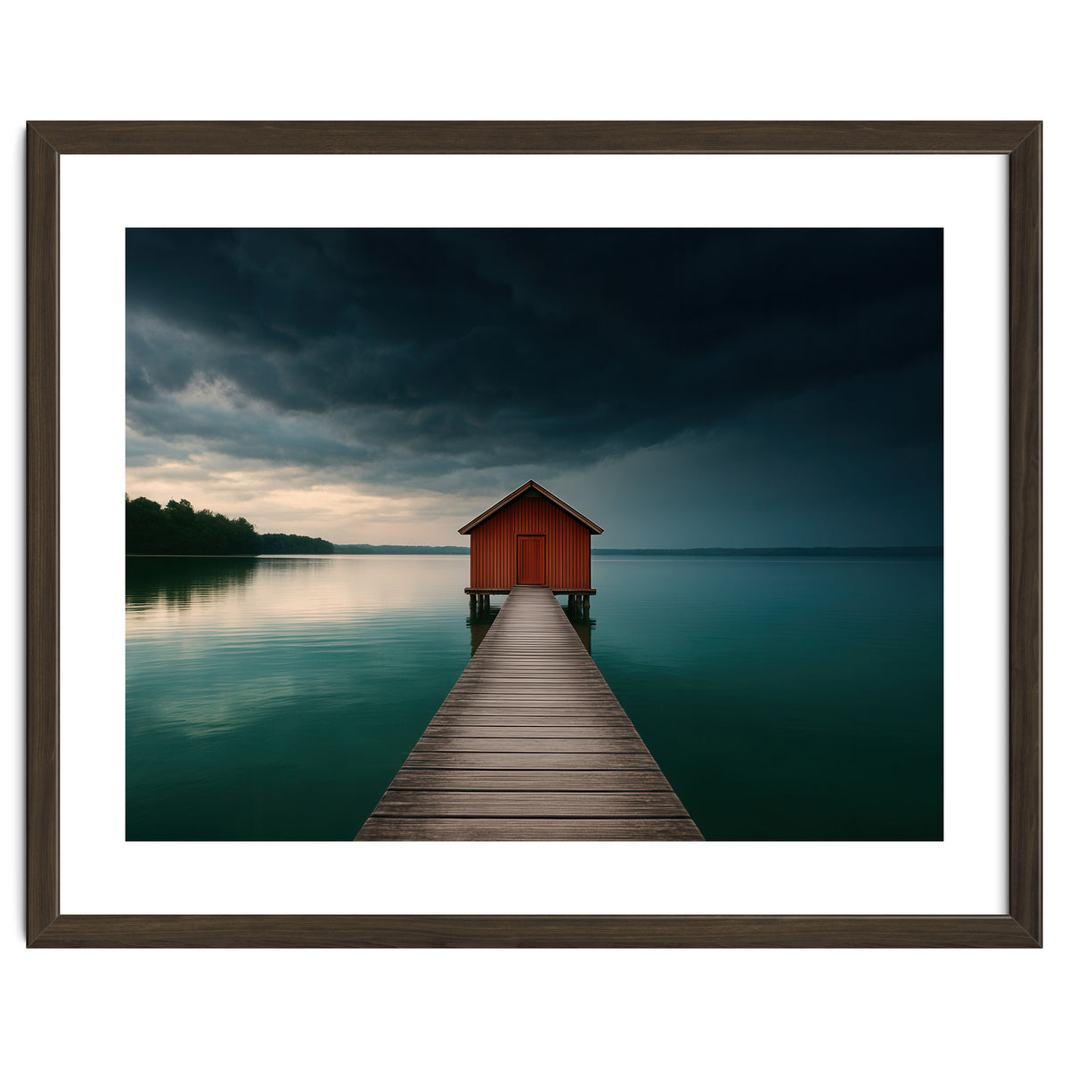 Moody Boathouse Photography Lake House