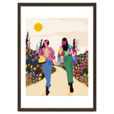 Besties, Best Friends Friendship Fashion, Girl Power Empower Bohemian Travel Companion Soulmates Gift thumbnail