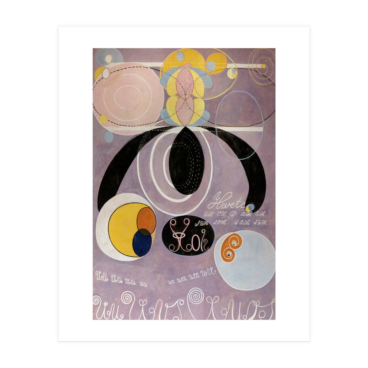 Hilma af Klint The - Ten Largest No 6 Adulthood Abstract Spiritual Art (Print Only)