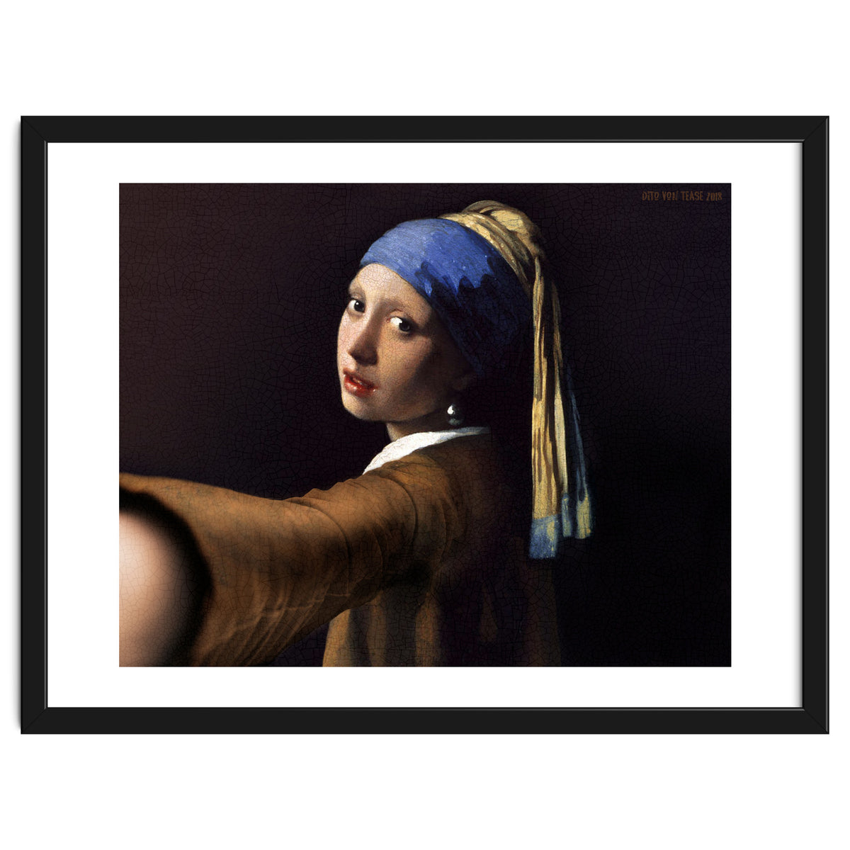 Girl With A Pearl Earring - Vermeer - Selfie