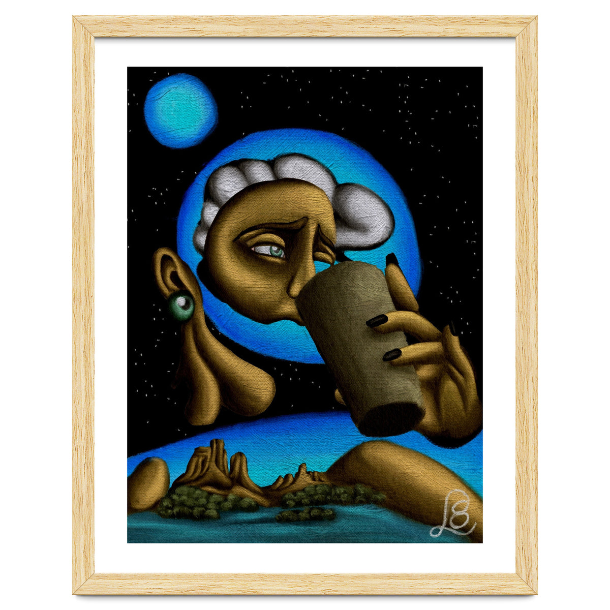 "A Drink Once In A Blue Moon"