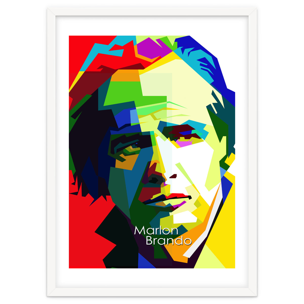 Marlon Brando Pop Art WPAP