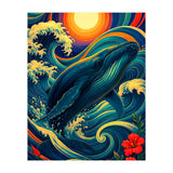 Whale Ocean Wave (Print Only) thumbnail