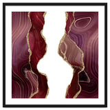 Burgundy & Gold Glitter Agate Texture 06 thumbnail