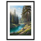 Serene Alpine Forest River Landscape thumbnail