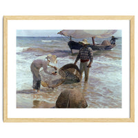 'Valencian Fishermen', 1895, Oil on canvas, 65 x 87 cm.