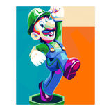 Mario Luigi Pop Art Cartoon Pop Art (Print Only) thumbnail