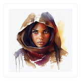 Watercolor Tuareg Woman #3 (Print Only) thumbnail