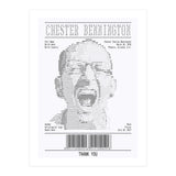 Receipt Art Chester Bennington (Print Only) thumbnail