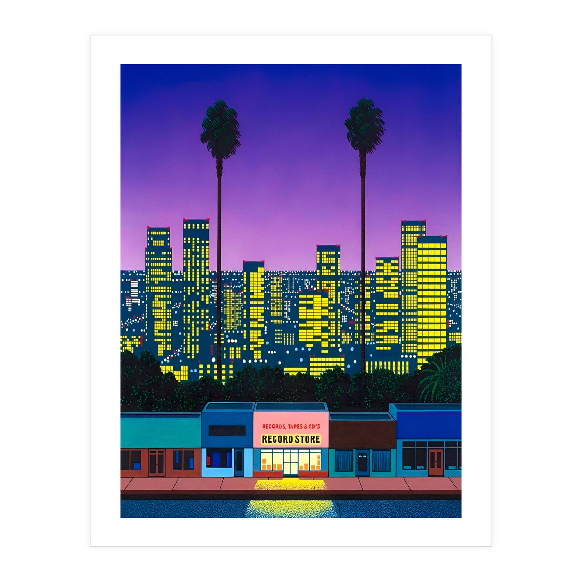 Hiroshi Nagai - City Pop At Night (Print Only)