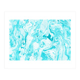 Ocean Blue Marble #society6 #decor #buyart (Print Only) thumbnail