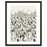 Mountain Forest Trees Winter thumbnail