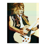 Randy Rhoads Metal Guitarist Retro Illustration (Print Only) thumbnail