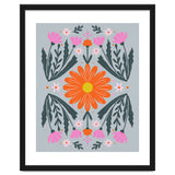 Orange Flower with pink buds thumbnail