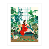 Introspection, Urban Jungle Bohemian Decor Plants, Self Care Plant Lady, Self Love Retrospection Analyse Positivity Mindset Fashion (Print Only) thumbnail