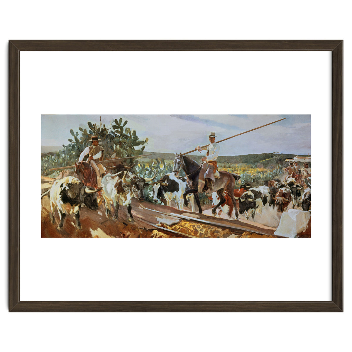 'Andalusia, The Round Up', 1914, Oil on canvas, 358 x 766,5 cm.