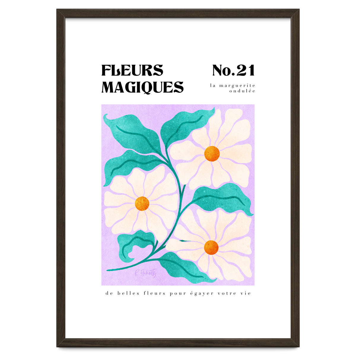 Magical Flowers No.21 Wavy Daisy