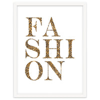 Fashion, Leopard Print Letters, Modern Chic decor
