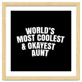 World's most coolest and okayest aunt thumbnail