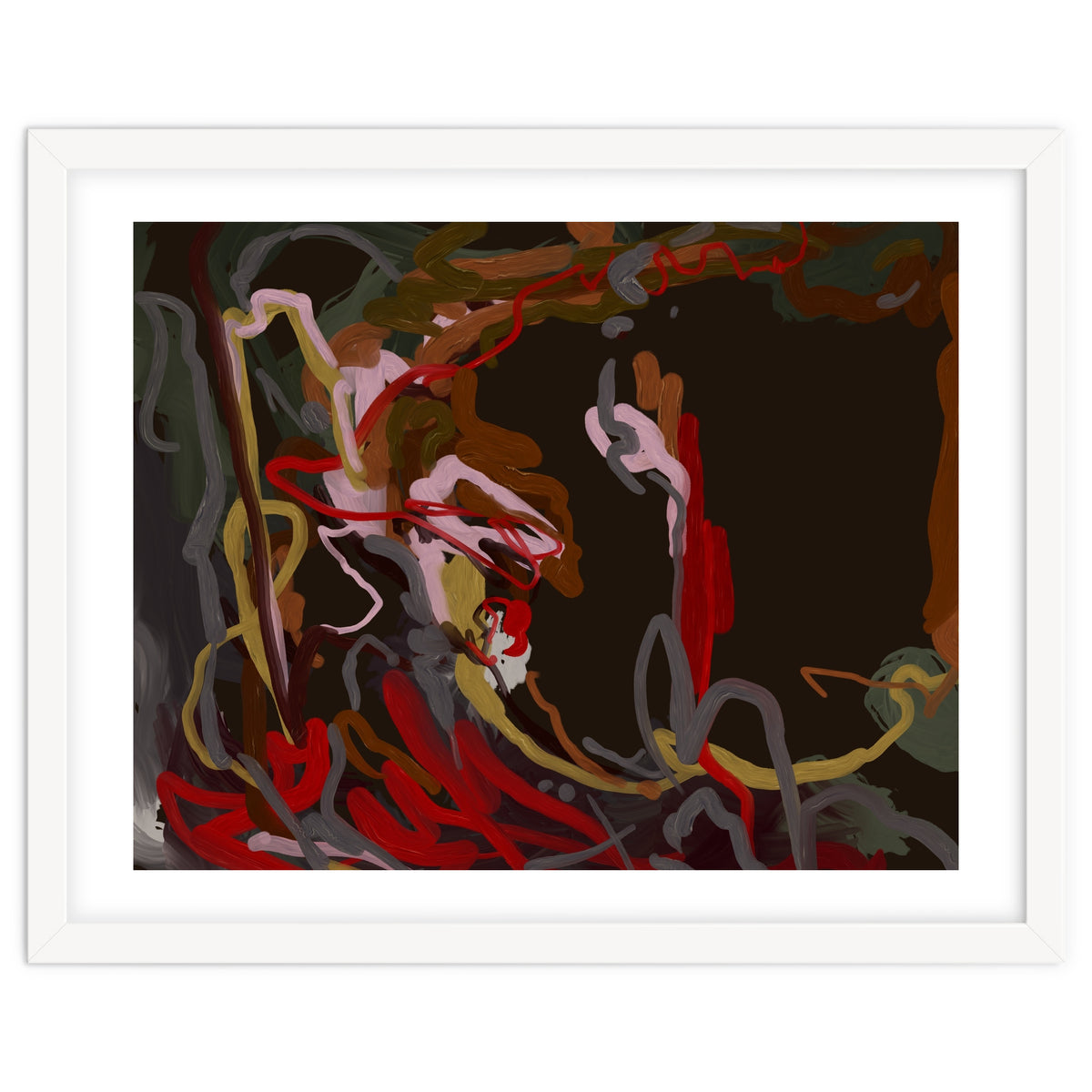 Abstract Fluidity oil painting