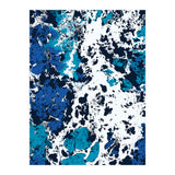 Liquid Patience, Abstract Ocean Sea Water Waves, Eclectic Scandinavian Texture Foam Neutral Nordic (Print Only) thumbnail