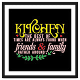 Kitchen The Best Of Times Are Always Found When Friends & Family Gather Around thumbnail